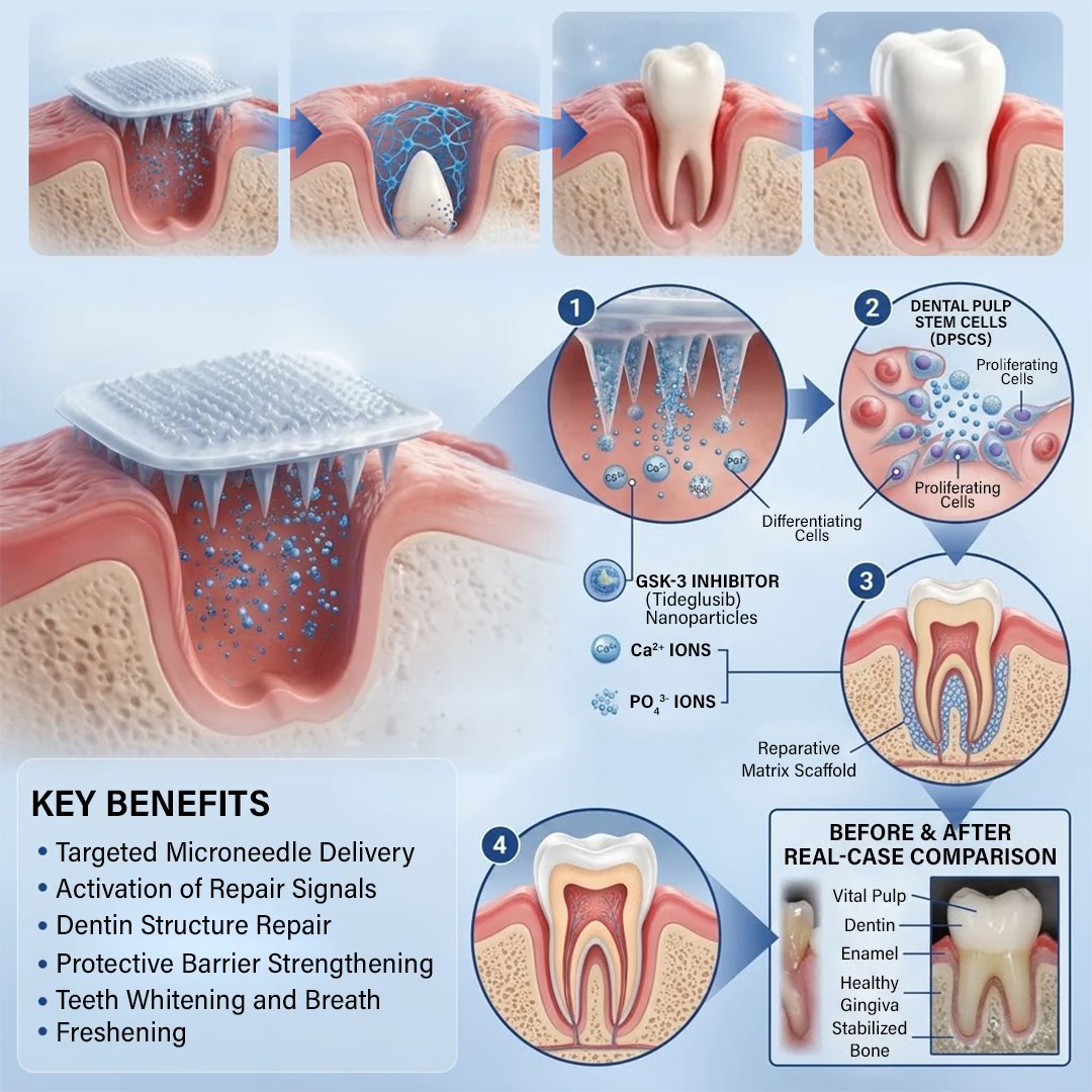 How the actives reach the tooth and gum line