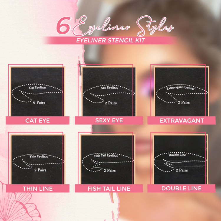 Perfect Wings Eyeliner Stencil Kit