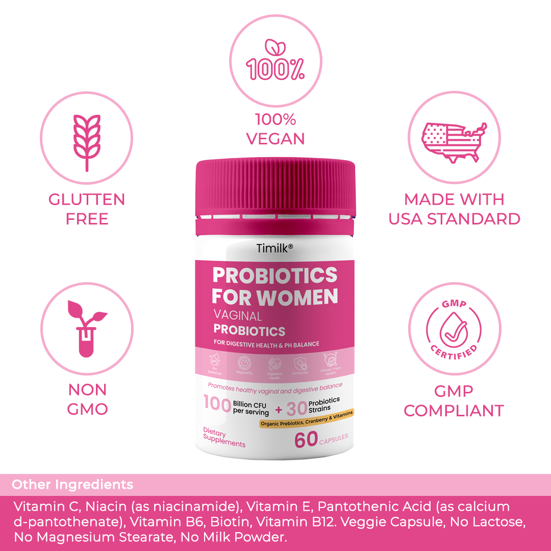 Timilk® Vaginal Probiotics for Women