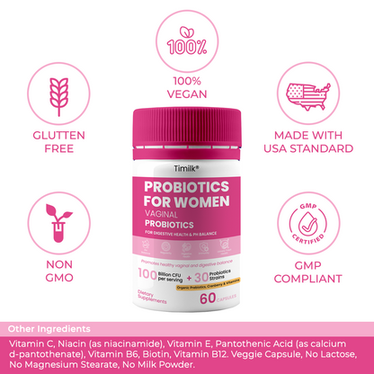 Timilk® Vaginal Probiotics for Women