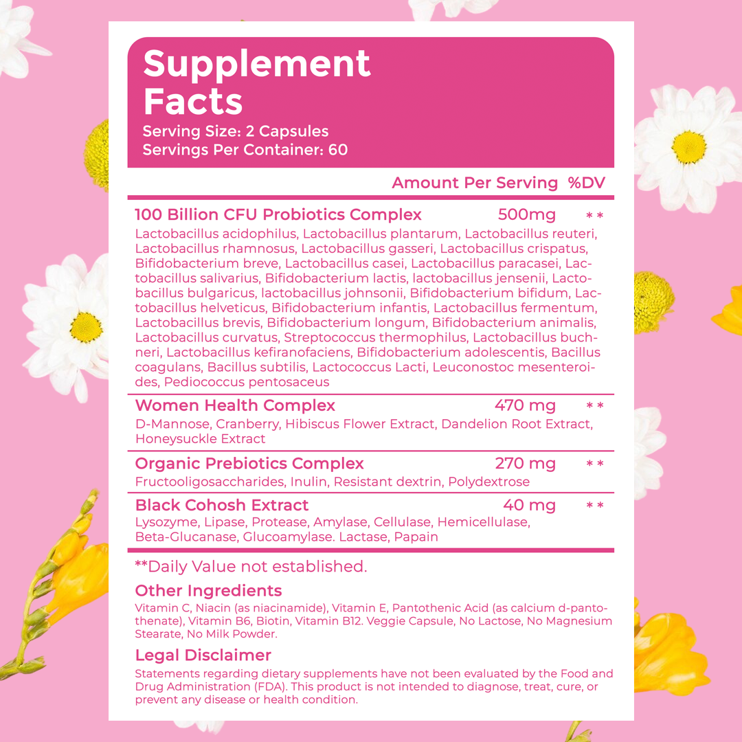 Timilk® Vaginal Probiotics for Women