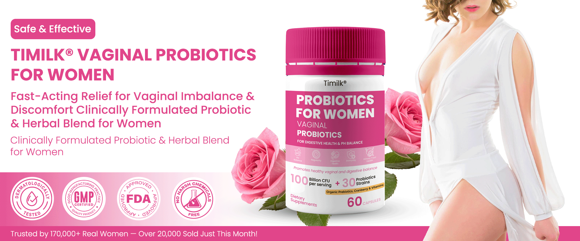 Timilk® Vaginal Probiotics for Women image Timilk® Vaginal Probiotics for Women