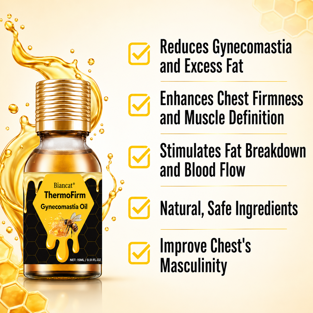 Biancat® ThermoFirm Gynecomastia Oil