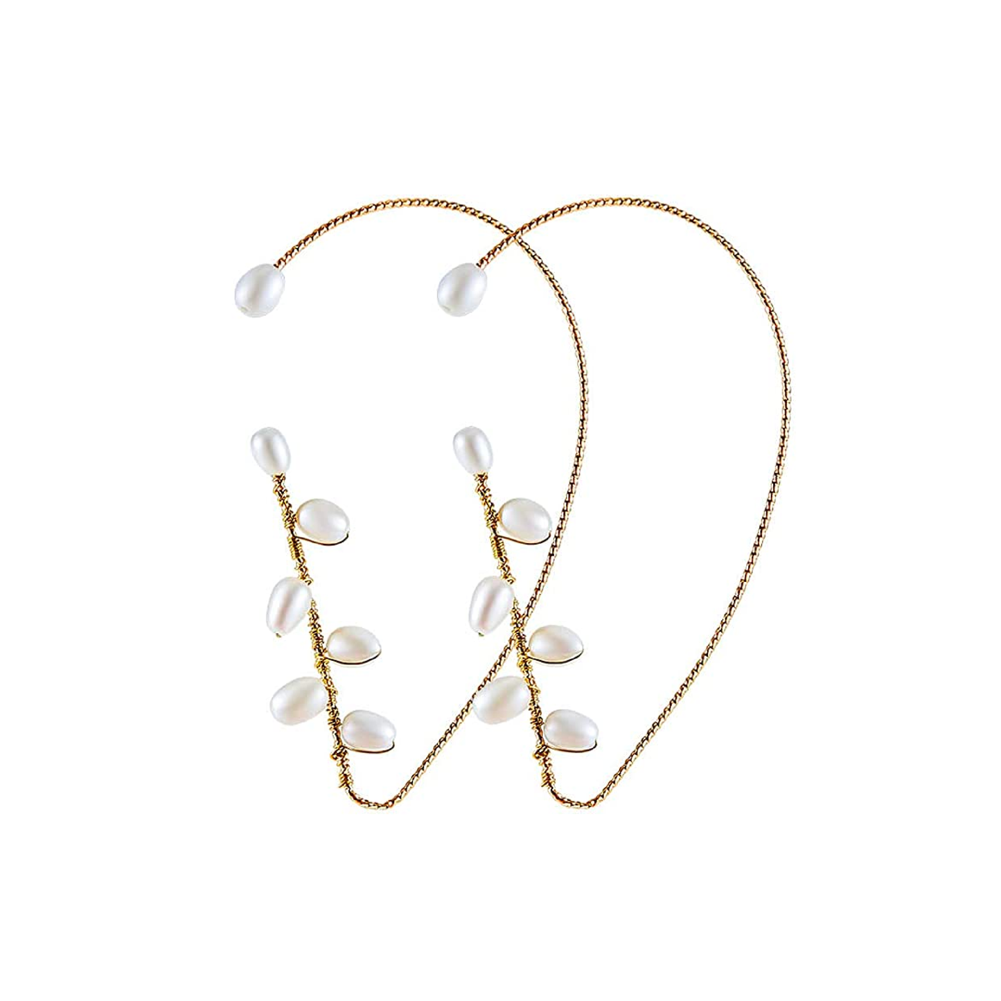 Pearl Vintage Ear Cuff Earrings